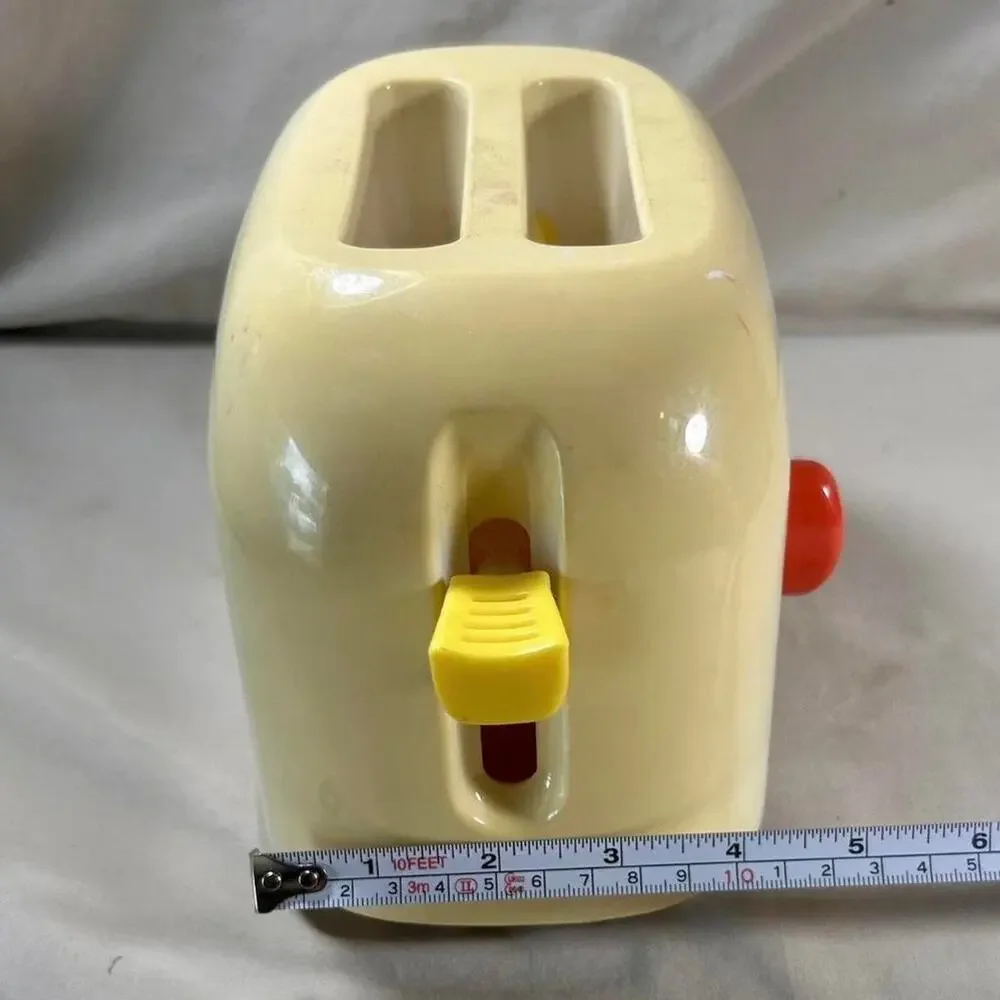 🚨VINTAGE BATTAT POP UP TOASTER KITCHEN TOAST PRETEND PLAY FOOD